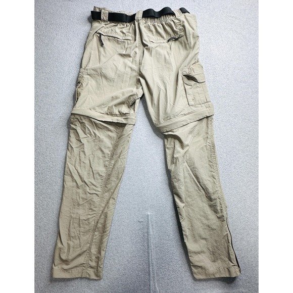 Magellan Outdoors Pants Mens Medium Khaki Convertible Zip Off
